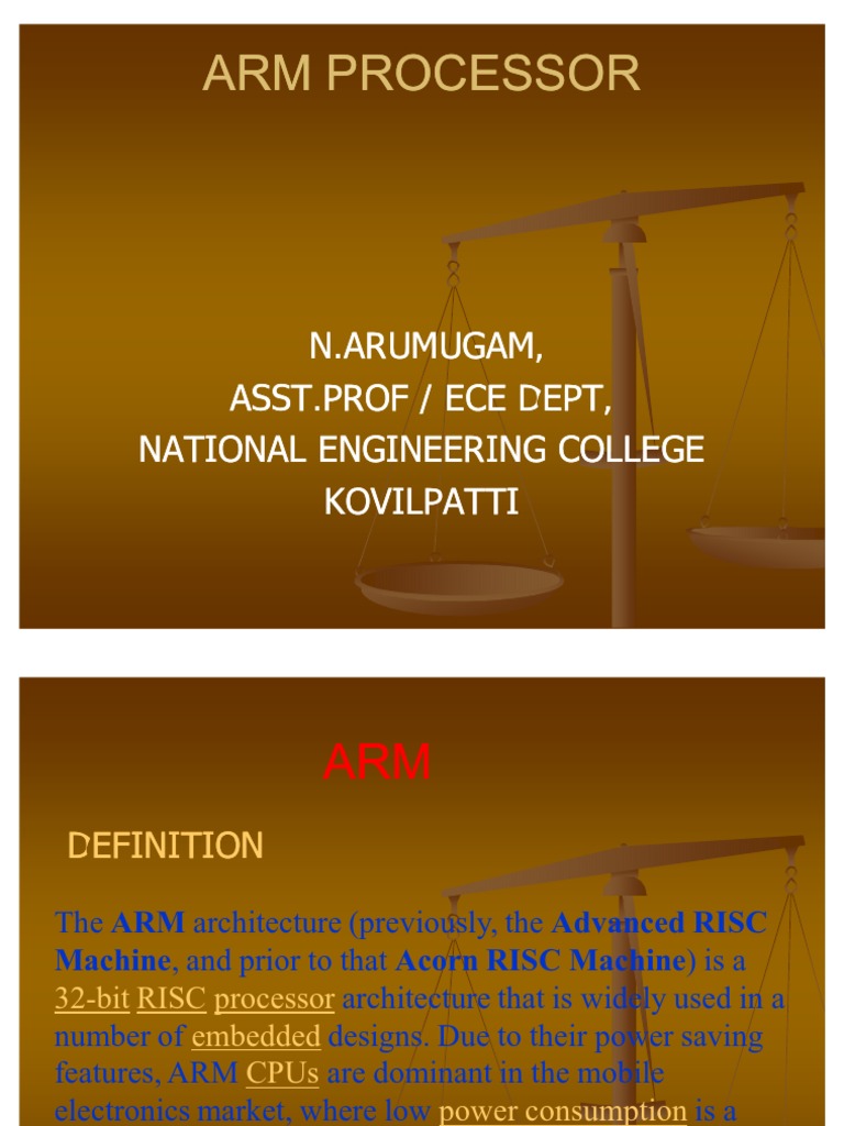 Arm | PDF | Arm Architecture | Instruction Set