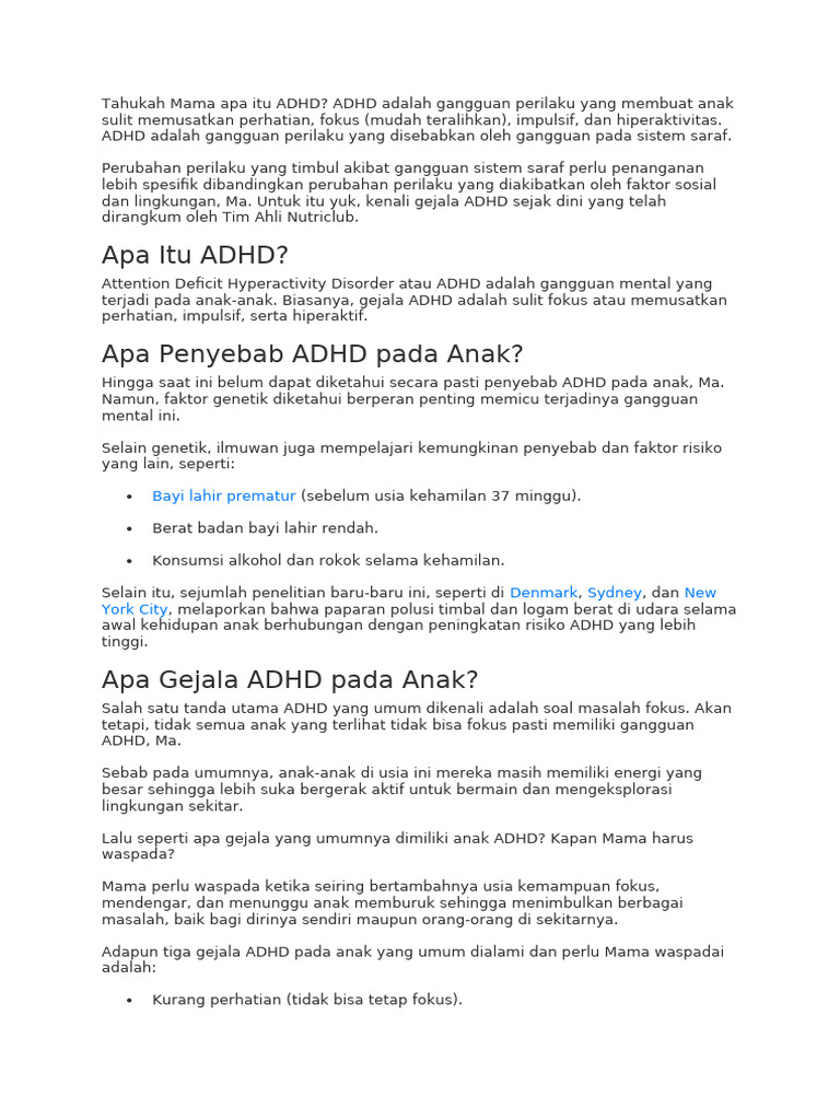 Apa Itu Adhd Pdf