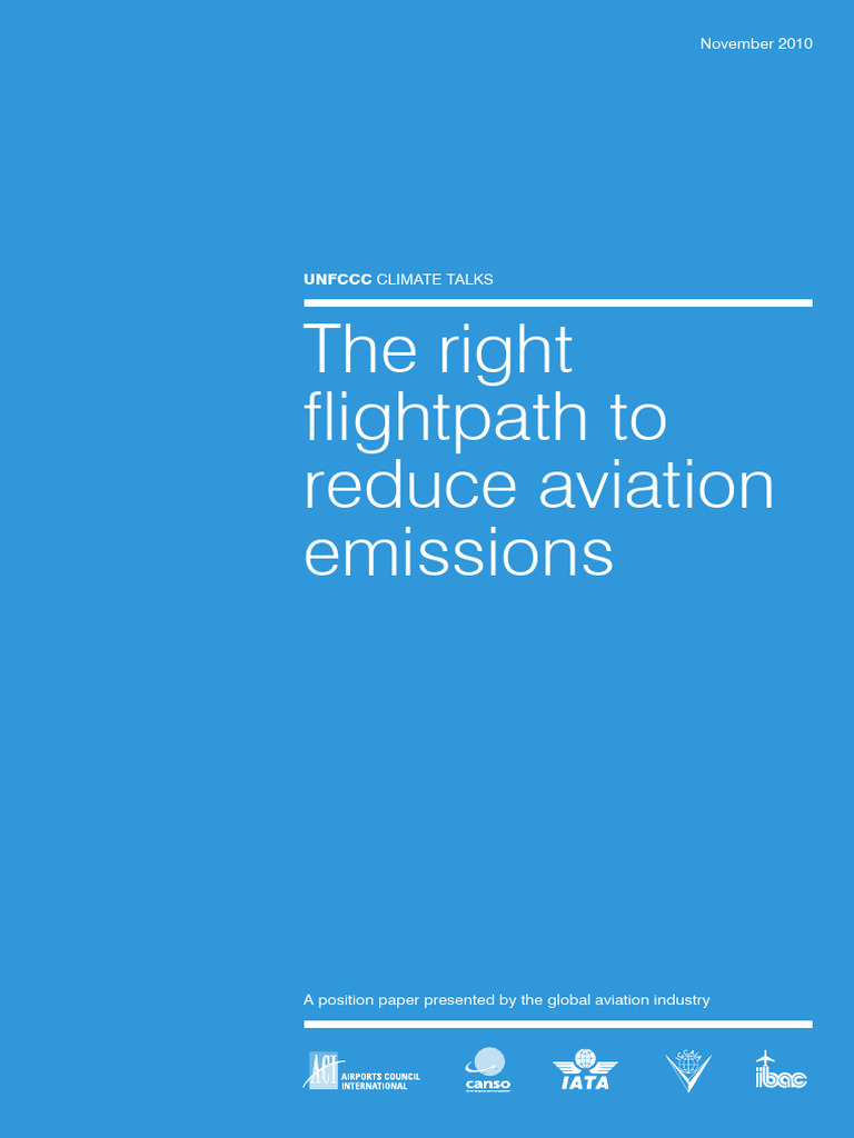 Aviation Emissions Reduction Strategies | PDF | Climate Change ...
