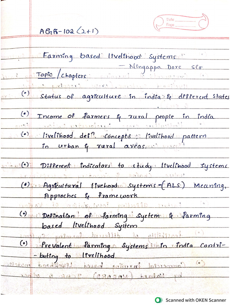 Farming Base Livelihood | PDF