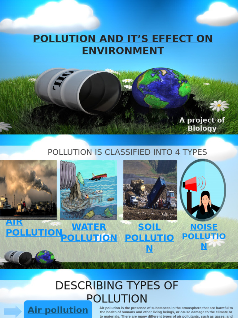Biology Project 2 | PDF | Pollution | Air Pollution