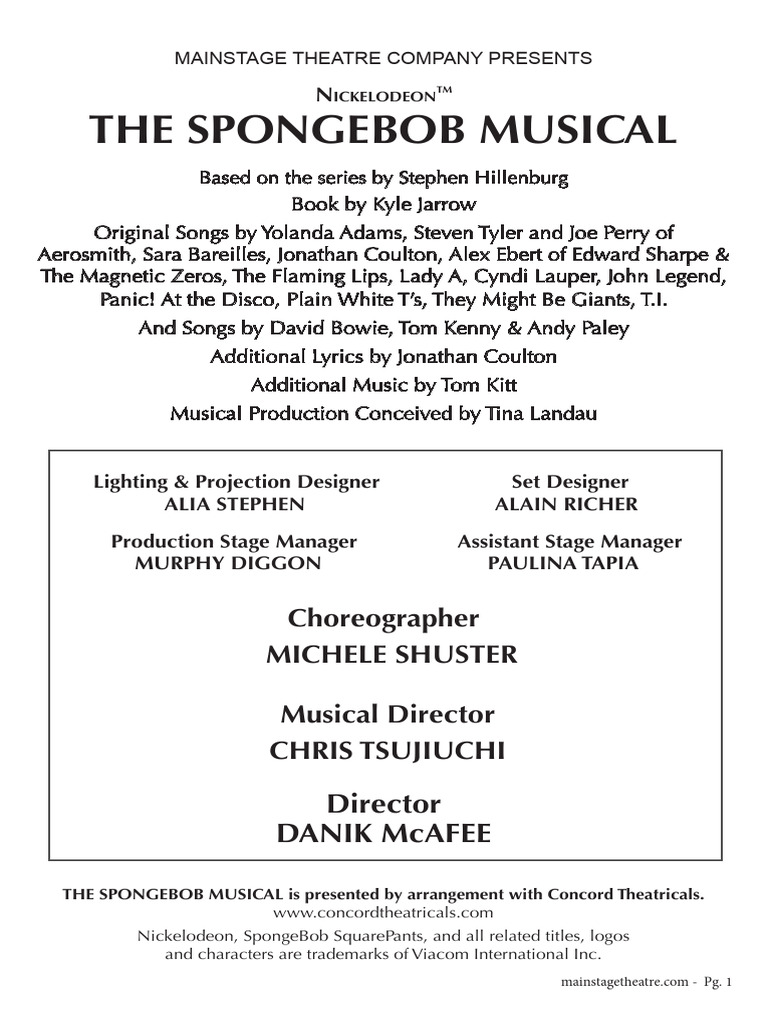 SB Playbill | PDF