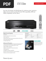 Vestax CDR 07 | PDF | Compact Disc | Disc Jockey