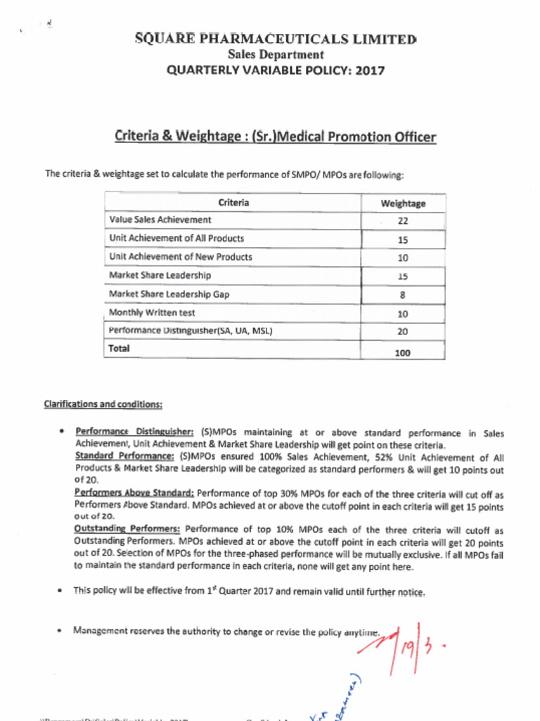 Variable Policy - 2017 | PDF