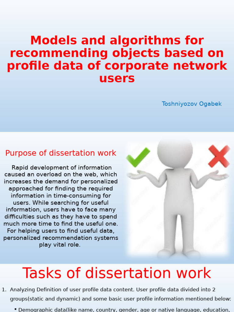 Corporate User Profile Recommendation Systems | PDF