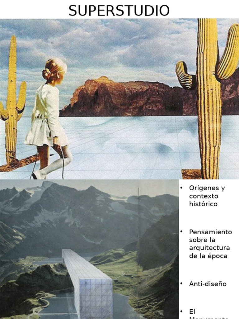 Superstudio: Antidiseño y Utopías Arquitectónicas | PDF | Diseño