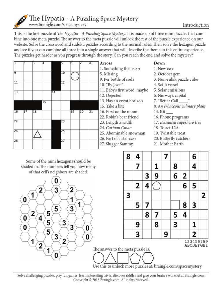 Braingle Puzzle Mystery | PDF | Puzzles