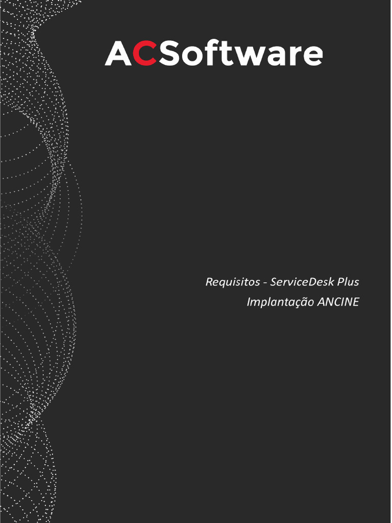Requisitos implanta o servicedesk plus docx pdf tecnologia da