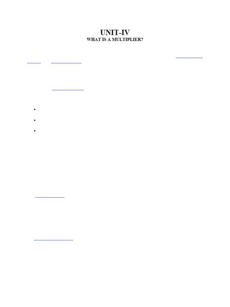 Multiplier | PDF | Fiscal Multiplier | Business Cycle