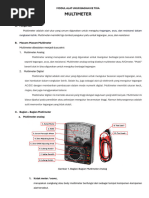 Panduan Lengkap Menggunakan Multimeter | PDF
