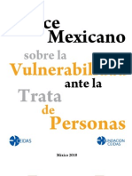 Índice Mexicano sobre la Vulnerabilidad ante la Trata de Personas