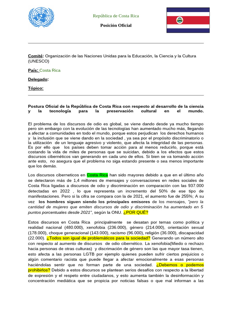 Copia de Diseño de DPO - UNESCO | PDF | El discurso del odio ...