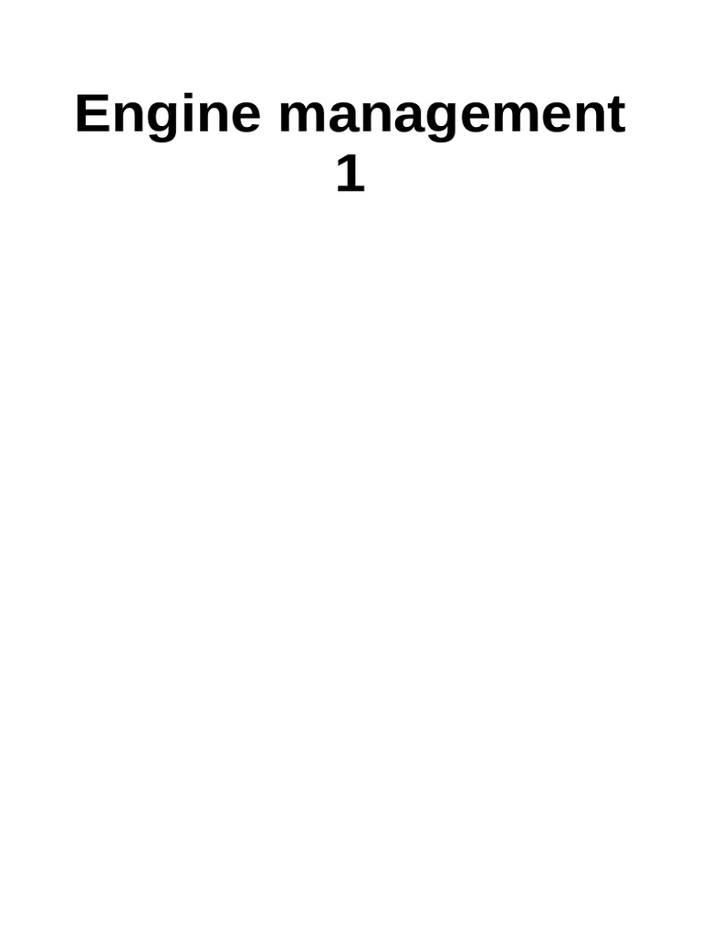 EMS Gasoline 1 Textbook | PDF | Throttle | Internal Combustion Engine