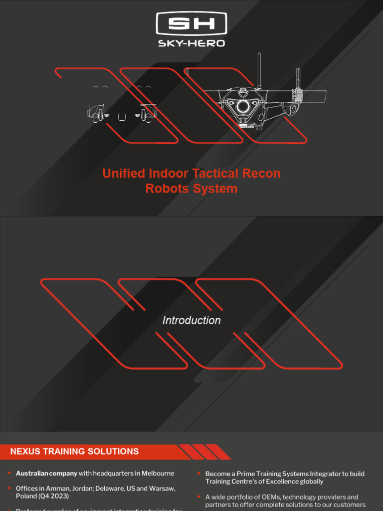 Unified Tactical Recon Robots System | PDF