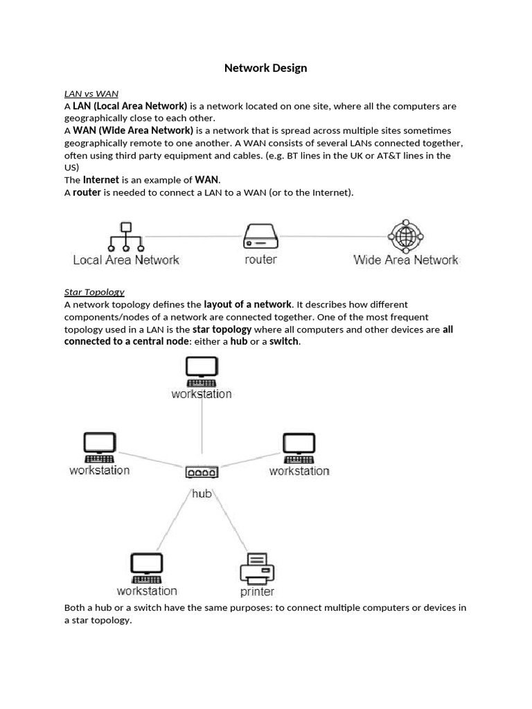 Network Design - Paper 1 Notes | PDF | Computer Network | Network Topology