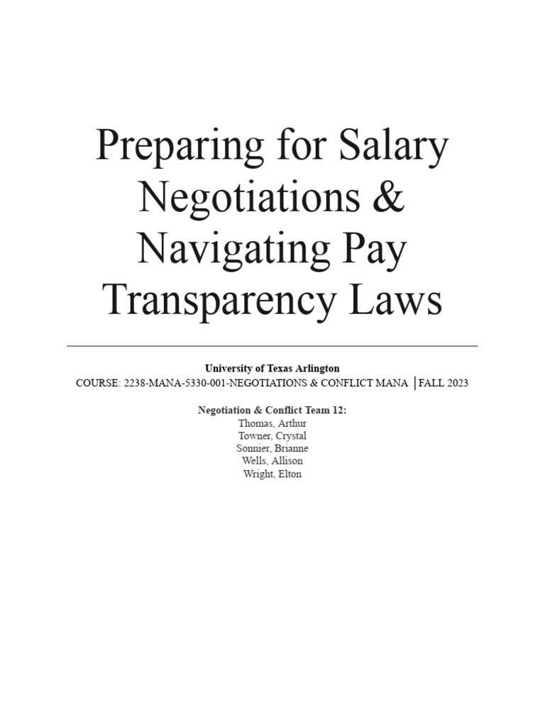 Negotiation | PDF | Employment | Negotiation