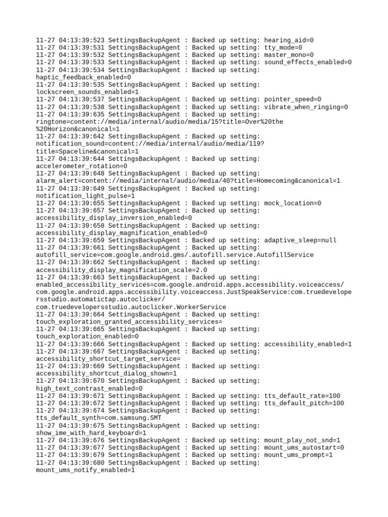Settingsprovider | PDF | Software | Computing