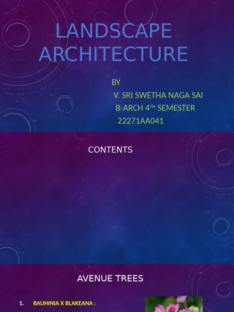 Landscape Architecture Pdf Plants Botany