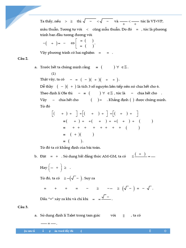 Toán Vào 10 KHTN - 2 | PDF