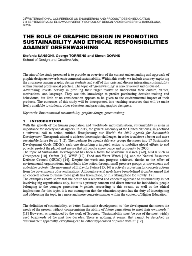 Aavv the role of graphic design pdf sustainability sustainable