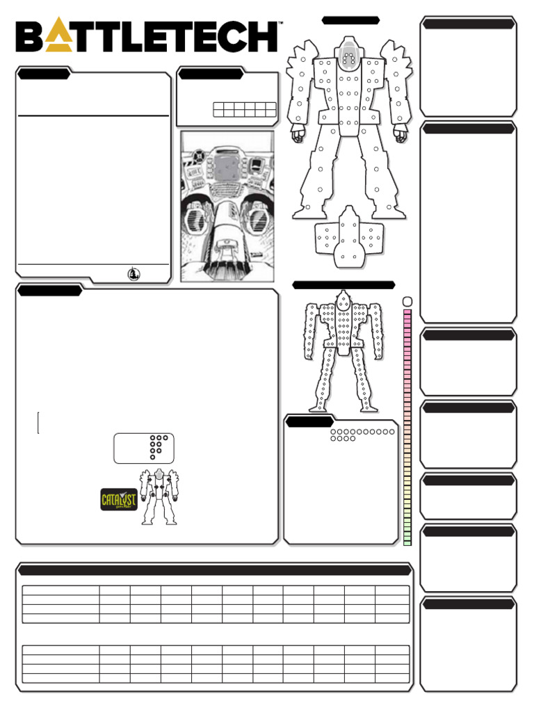 Shadow Hawk SHD-2D Record Sheet | PDF | Battle Tech