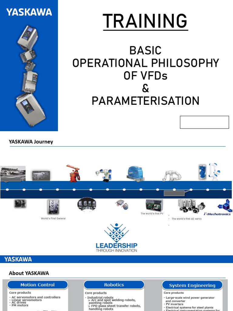 VFD Basics and Parameterization Training | PDF | Rectifier | Power Inverter