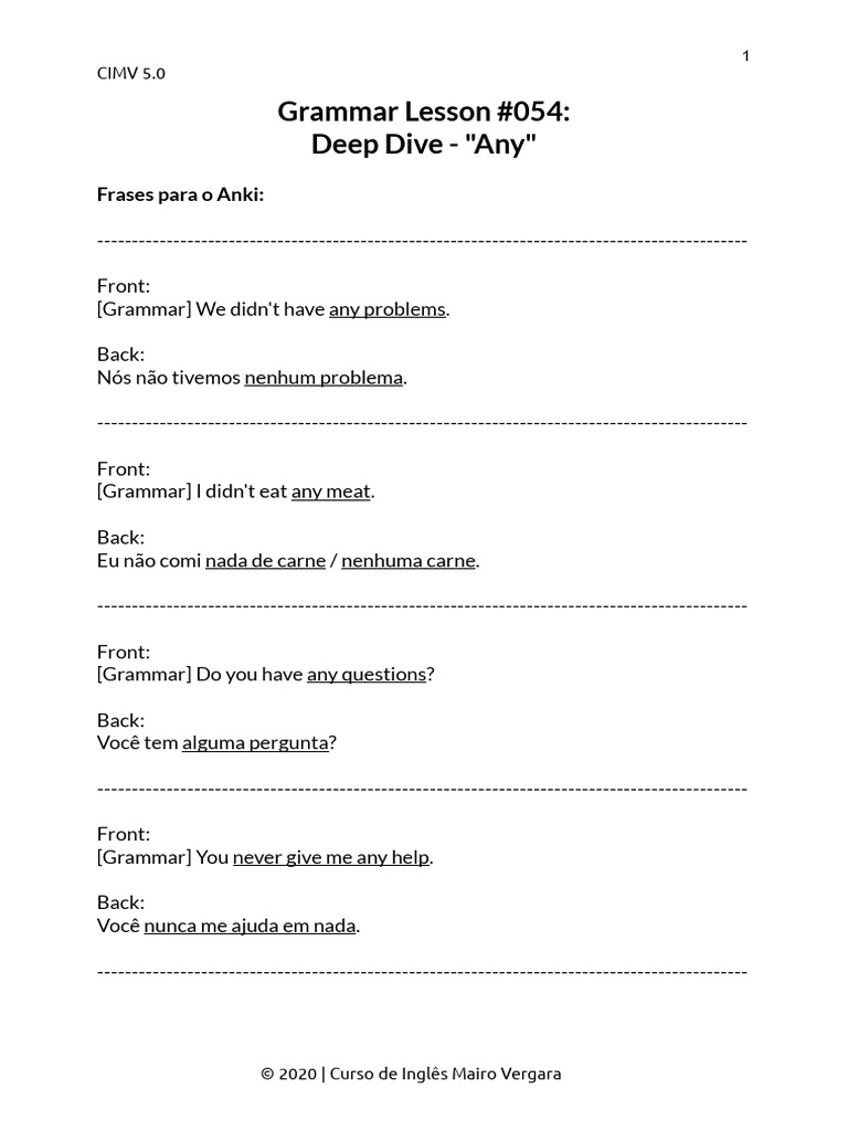 Pdf grammar lesson 054 deep dive any pdf m sica gravada