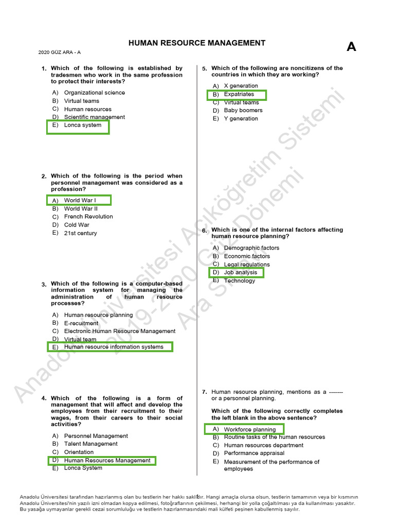 2020 | PDF | Human Resources | Human Resource Management