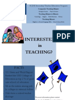 RCDE Secondary Teacher Education Program