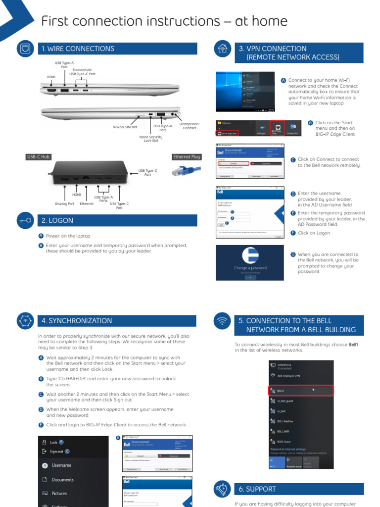 Home FirstConnection | PDF | Usb | Login