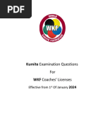 WKF Competition Rules Update 2026 | PDF | Karate | Japanese Martial Arts