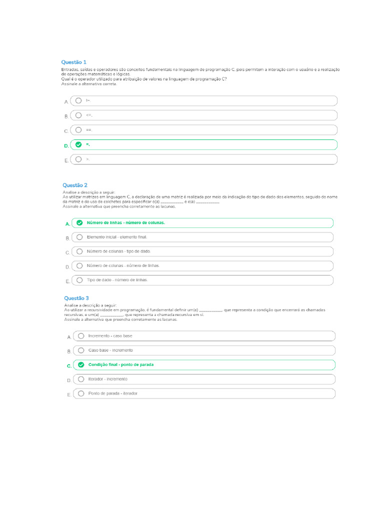 Prova Sobre Algoritmos e Lógica de Programação | PDF