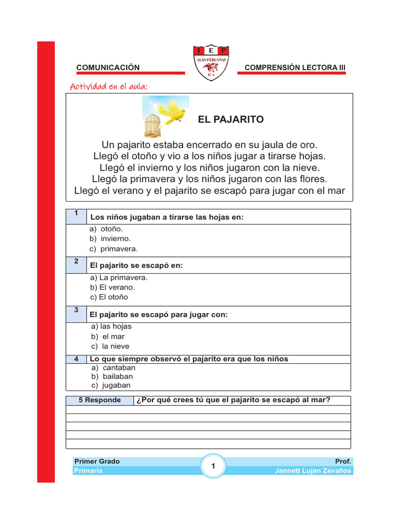 88 Comprension Lectora III | PDF