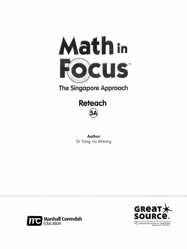 Math in Focus Reteach 5a | PDF