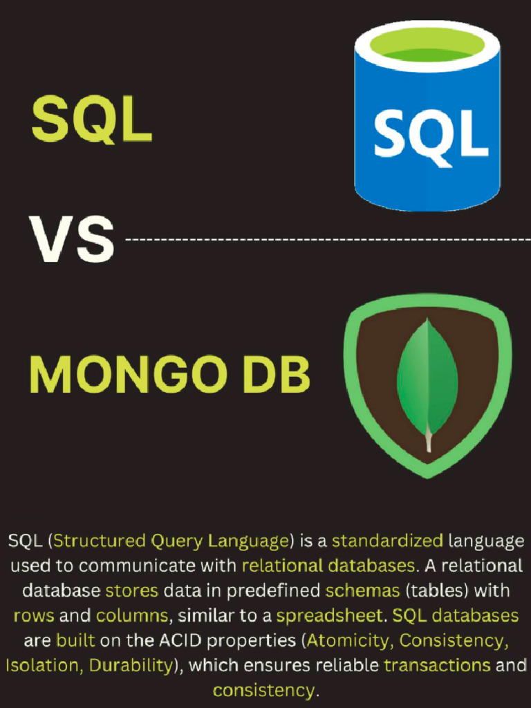 SQL Vs MongoDB 1734022785 | PDF