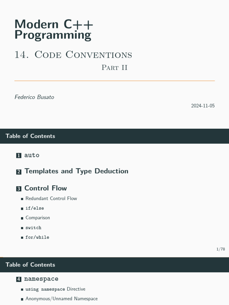 15.code Convention II | PDF | C++ | Pointer (Computer Programming)