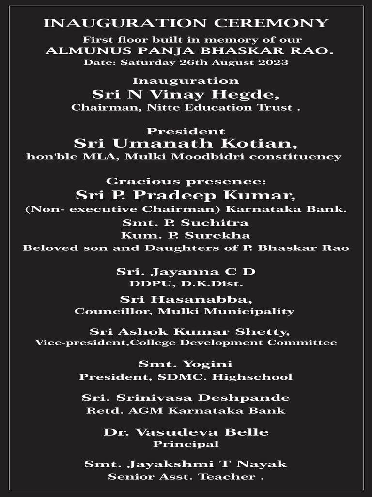 Inaugration Cermany | PDF