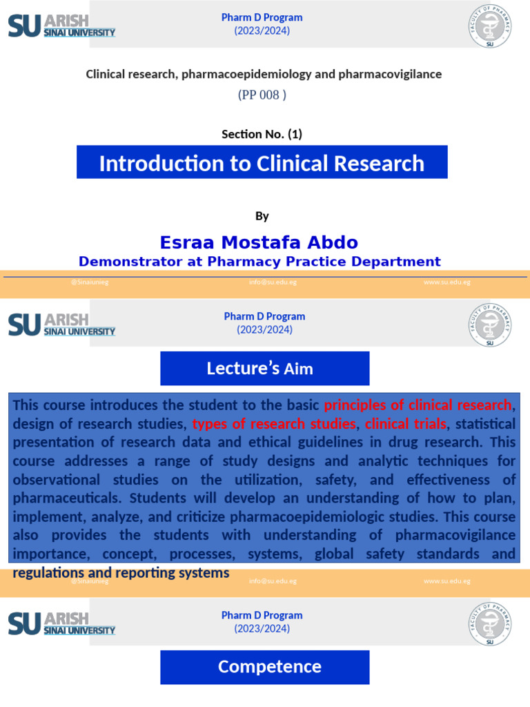 Introduction to Clinical Research Overview | PDF | Clinical Trial ...