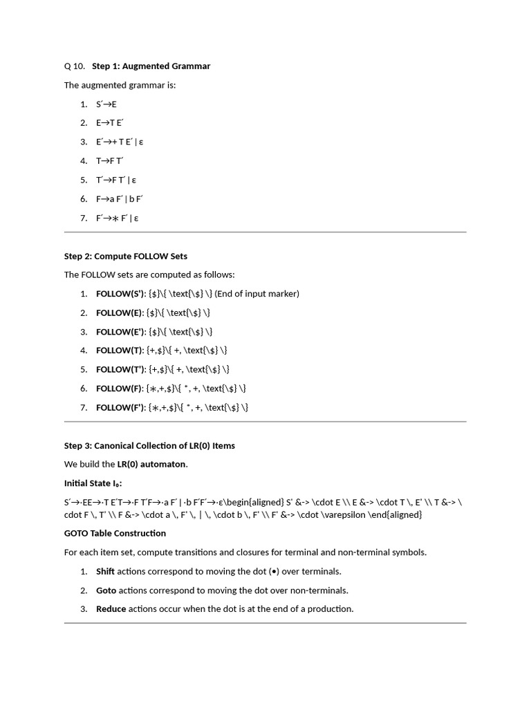 Compiler Answer 10,12 | PDF