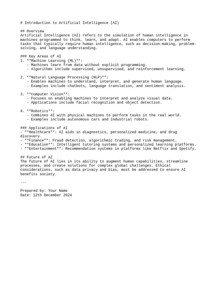 Introduction to Artificial Intelligence | PDF