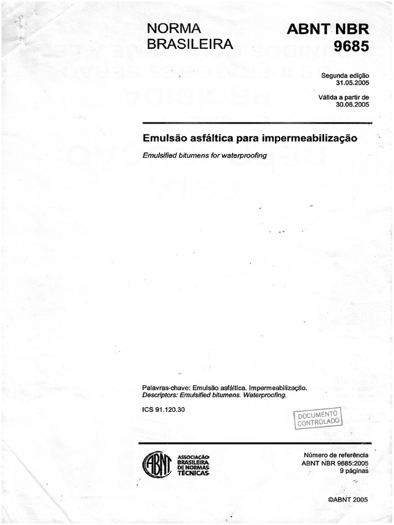 NBR 9685 | PDF