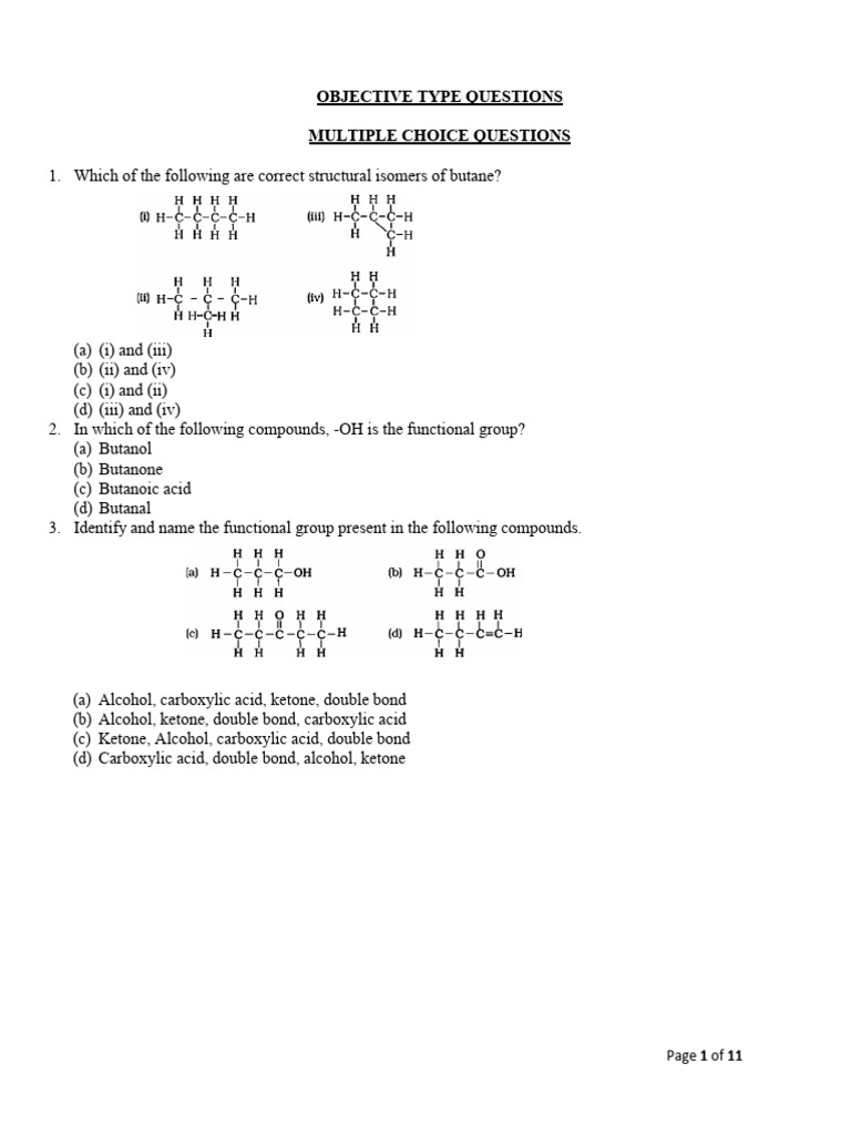 Carbon compounds ws pdf alkane ester