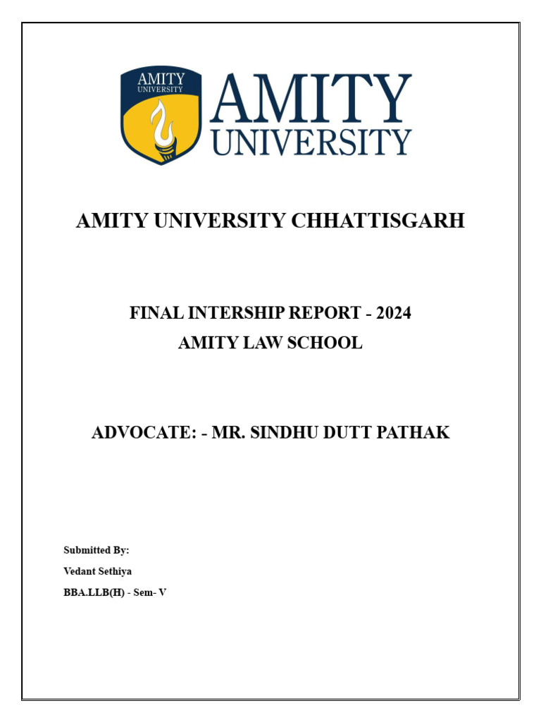 Amity University Chhattisgarh | PDF
