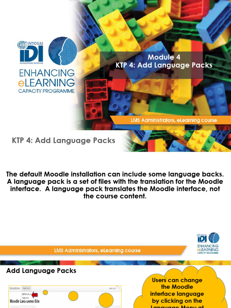 Install French Language Pack in Moodle | PDF