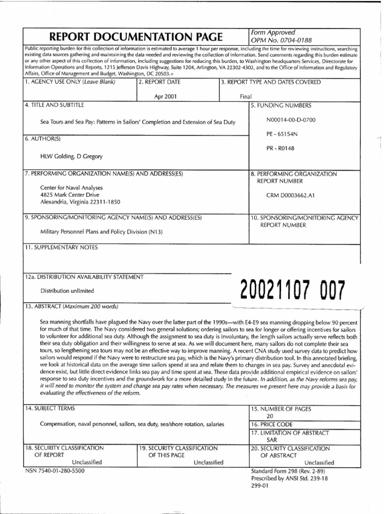Dtic Ada407367 | PDF