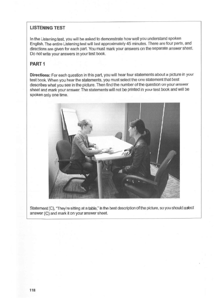 Practice Listening Toeic 8 | PDF
