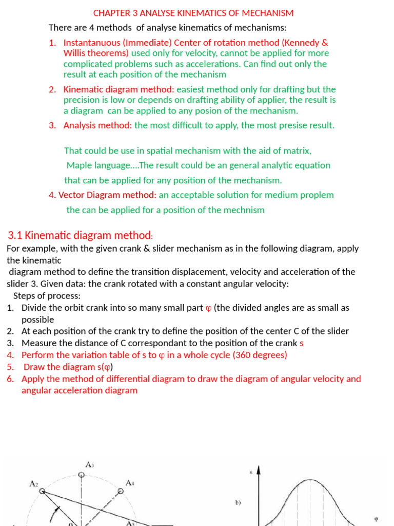 Kinematic Analysis of Mechanisms | PDF