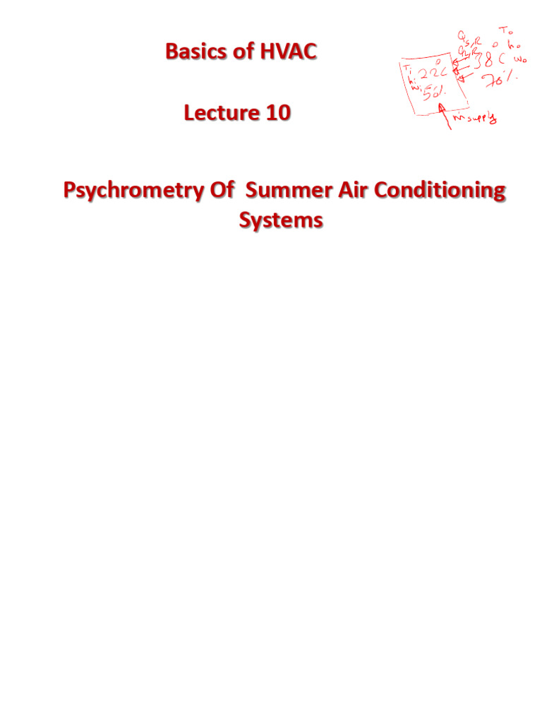 Lecture 10 | PDF | Humidity | Air Conditioning