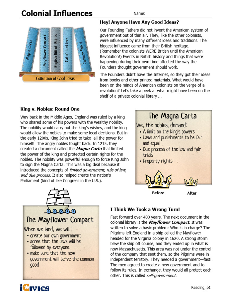 Handout+2 +Colonial+Influences+reading | PDF | Common Sense