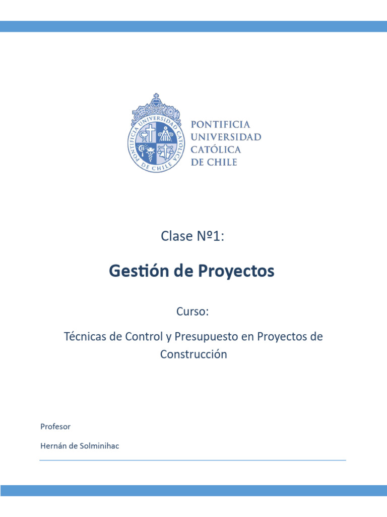 Gestión de Costos en Proyectos de Construcción | PDF | Presupuesto ...